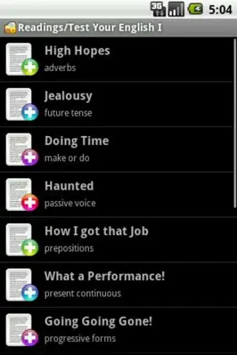 Test Your English I. android App screenshot 1