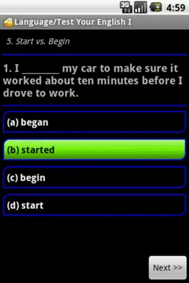 Test Your English I. android App screenshot 4