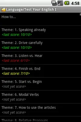 Test Your English I. android App screenshot 5